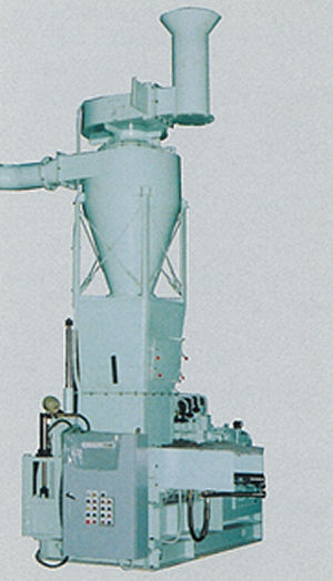 Photograph of chip packing press